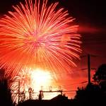 Fireworks boomed at Legion Memorial Park for the Thunder on the Bay show during this years Fourth of July in Everett. The annual display will not be affected by the proposed ban. (Sue Misao / Herald file)