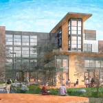 Whatcom Community College plans to break ground this month on its first on-campus housing. (Contributed illustration)