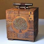 Melissa Luna of Snohomish won second place for Squared Earth  Tree in the artistians works category.