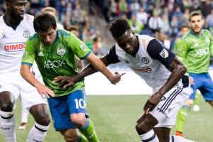 Sounders’ win streak ends on stoppage-time goal
