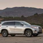 The 2018 Toyota Highlander midsize SUV is offered in six trim levels, with front-wheel or all-wheel drive available on all versions. (Manufacturer photo)