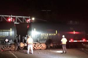 Driver killed in collision with train in Marysville