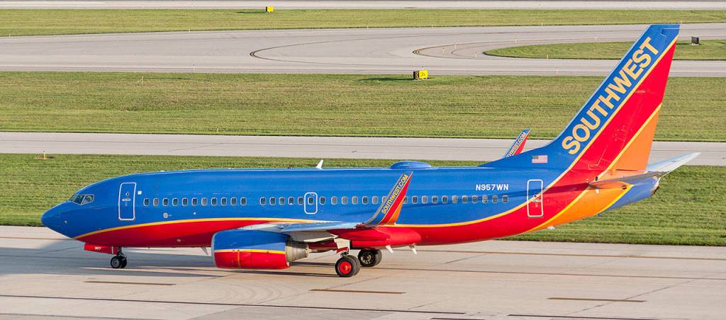 A Southwest Airlines Boeing 737-700. (Sixflashphoto via Wikimedia Commons)