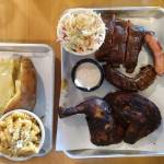 The BBQ for Two at Amarillo Restaurant & Tavern in Monroe comes with your choice of three meats and two sides, plus cornbread. (Sara Bruestle/The Herald)