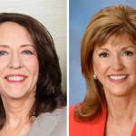 Maria Cantwell (left) and Susan Hutchison.