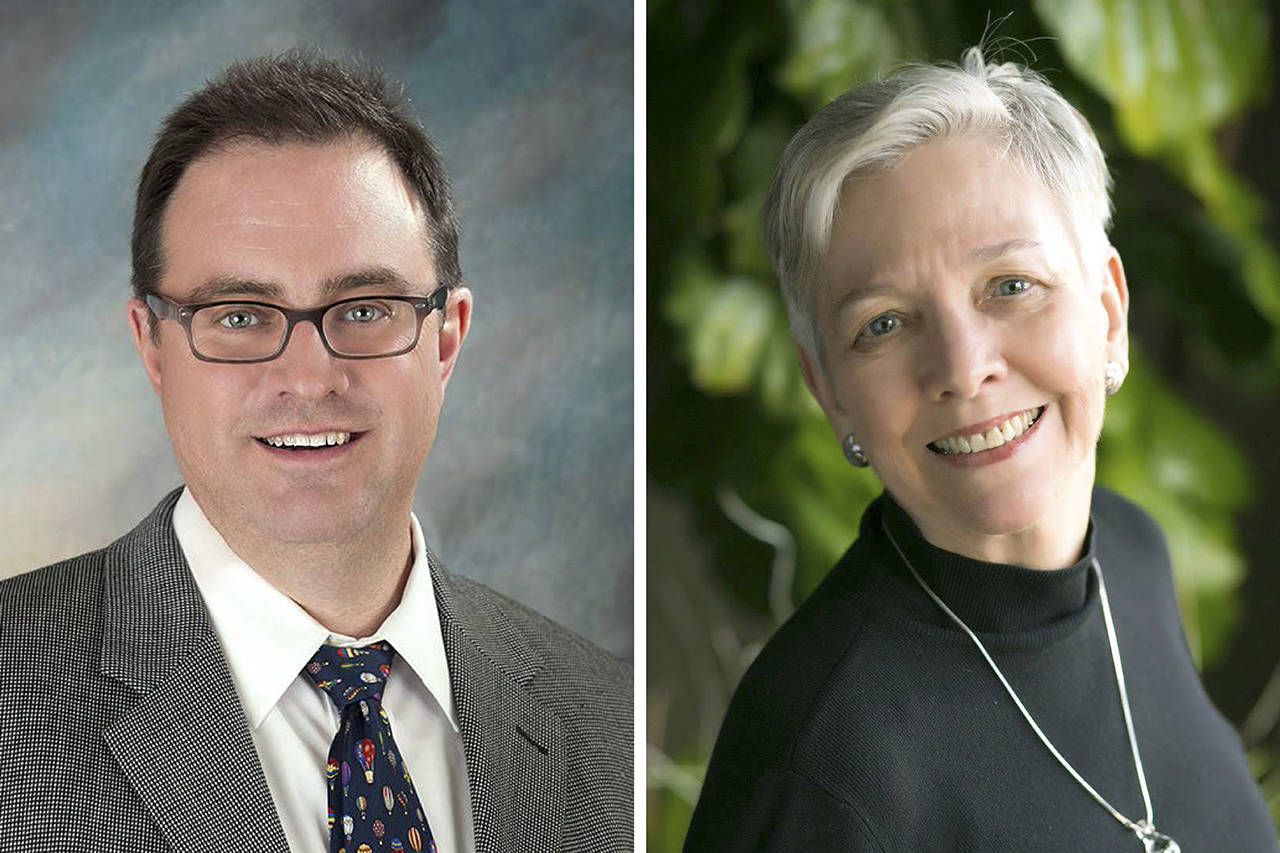 Sid Logan (left) and Rebecca Wolfe