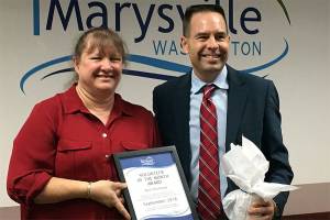 Concessions and cookies: Volunteer honored by Marysville