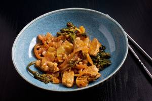 Big, bold flavor of kimchi elevates simple weeknight dish