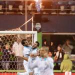 Seattle Sounders forward Will Bruin (second from left) and midfielder Nicolas Lodeiro celebrate after Bruin scored a goal against the Houston Dynamo during Mondays nights MLS game in Seattle. (AP Photo/Ted S. Warren)