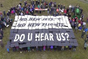 Whidbey residents rally against military jet noise