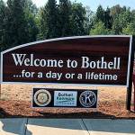 ‘Welcome to Bothell’ sign returns to city