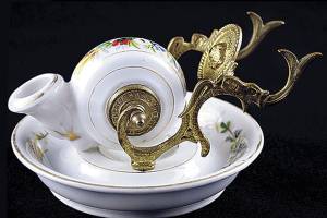 Inkwells, obsolete for 140 years, now prized by collectors