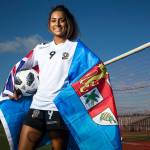 Marysville Pilchuck senior Trina Davis won the golden boot while playing for the Fiji Womens National Team at an OFC Nations Cup qualifier. (Andy Bronson / The Herald)