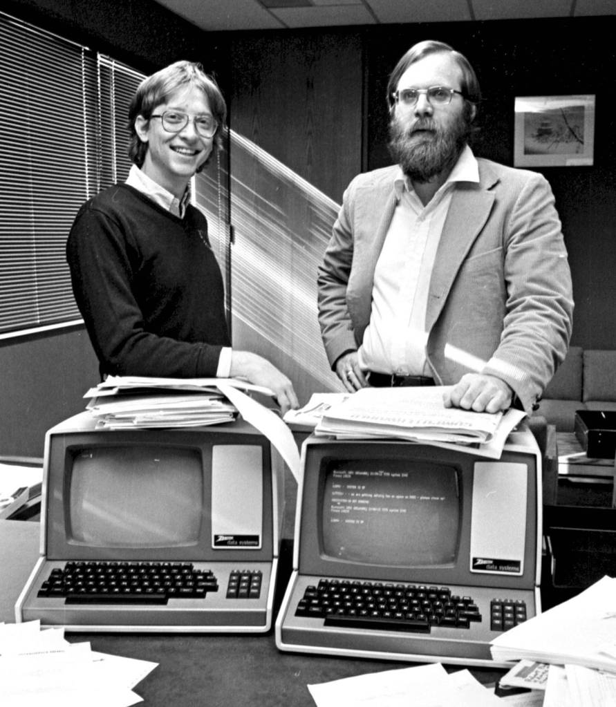 Bill Gates and Paul Allen relocated Microsoft to Bellevue, Washington, from Albuquerque in 1979. Allen died of non-Hodgkin lymphoma at age 65 on Monday. (Barry Wong/Seattle Times/TNS)
