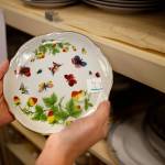 Vintage plates and cups with butterflies are among the selections in the Jackson house sale. These were favorites of Helen Jackson, who died in February. (Dan Bates / The Herald)