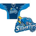 One of the color schemes Keith Flynn created for the Everett Silvertips. (Courtesy of Everett Silvertips)