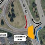 Work to remove heavy metals left by the Everett smelter will impact traffic around the SR 529 and E. Marine View Drive interchange. (Department of Ecology)