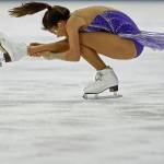 Sofia Samodurova performs during the ladies free skate program at the 2018 Skate America competition on Sunday at Angel of the Winds Arena in Everett. (Olivia Vanni / The Herald)