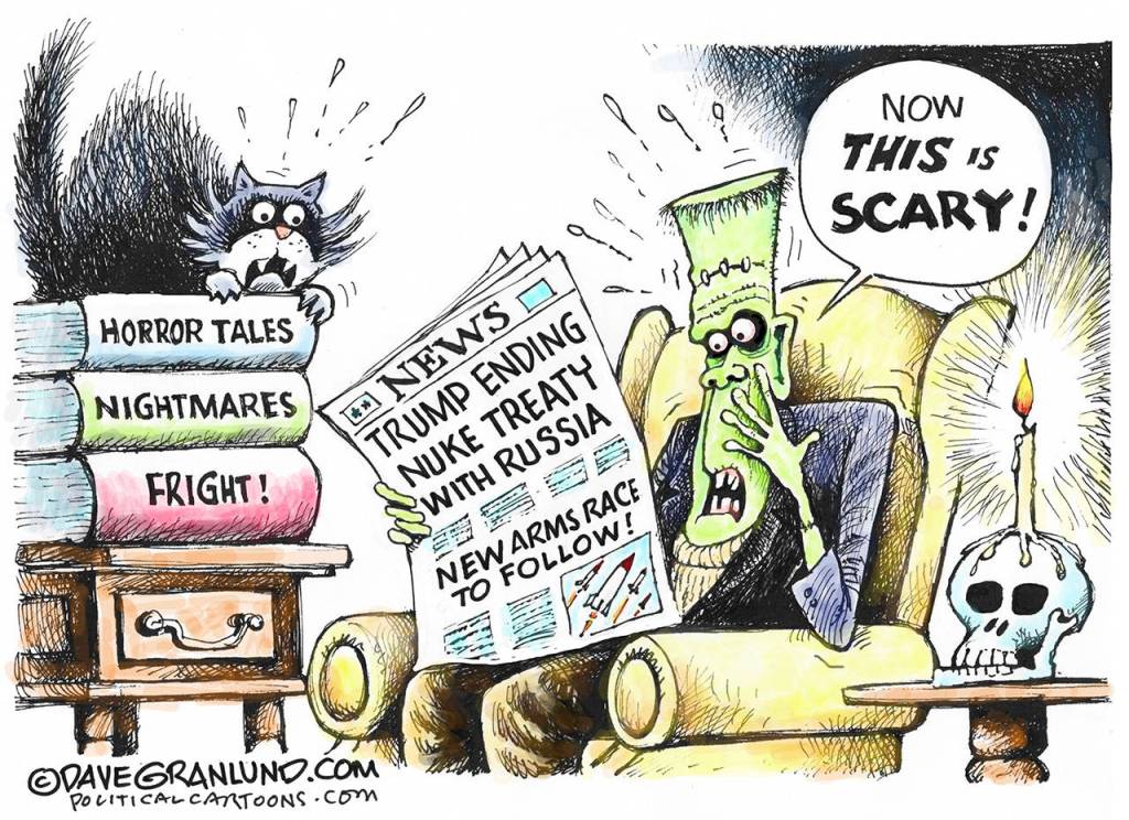 Editorial cartoons for Thursday, Oct. 25