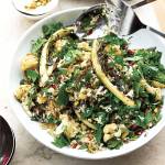 You can purchase pomegranate seeds or remove them from fruit yourself for this cauliflower, pomegranate and pistachio salad. (Photography by Jonathan Lovekin)