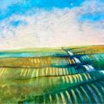 Take the Backroad by Kathy Gale part of the exhibit Bright Spaces & Places at the Cole Gallery in Edmonds through Nov. 12.