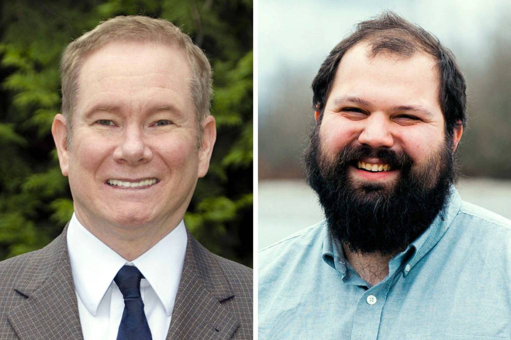 Top (L-R): Robert Sutherland (left) and Ivan Lewis