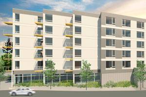A proposed 140-unit student housing complex in Everett could add another big building to north Broadway.