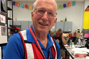Everetts Will McMahan has spent the past three weeks as a Red Cross volunteer in Panama City, Florida, a community devastated by Hurricane Michael. (Randy Vance photo)