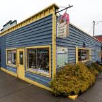 The Good Cheer Thrift Store on Nov. 9 in Langley. There are two on the island that fund 80 percent of the revenue for the food bank. The store in downtown Langley is a popular stop for tourists and islanders. (Andy Bronson / The Herald)