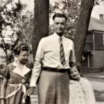 Elaine Noble Reas leans into her father, William Franklin Noble, in this photo from about 1940. Reas learned a lot about her dad from letters he wrote in 1918, when he was on the front lines of World War I. Reas, 87, recently wrote tributes about her father and two relatives who fought in World War II. She hopes other people will do the same to preserve the stories of veterans before the opportunity is lost.
