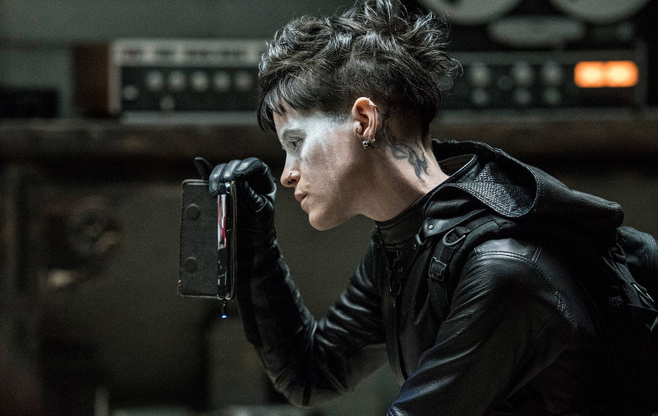 Claire Foy as Lisbeth Salander (Claire Foy) in Columbia Pictures The Girl in the Spiders Web. The film is part follow-up, part reboot to David Finchers 2011 The Girl With the Dragon Tattoo, which featured Rooney Mara in the title role and earned her an Oscar nomination. (Reiner Bajo)