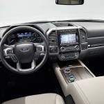 The Ford Expedition interior is redesigned for 2018 and includes the brands Sync infotainment and connectivity system. (Manufacturer photo)