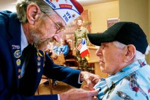 A medal, a thanks: His radio broadcasts confused the Nazis