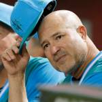 Seattles Manny Acta reacts to a play during an Aug. 24 game in Phoenix.                                 Rick Scuteri / Associated Press