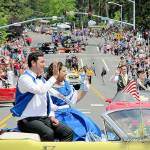 The Gold Nugget Days parade in Paradise, California, in 2015. (Glenn Harrington via AP)