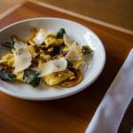 Agnolotti pasta with delicata squash, hazelnuts, and Parmesan and ricotta cheeses. (Olivia Vanni / The Herald)