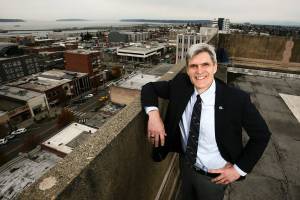 Dan Eernissee, Everetts new Director of Economic Development, talks about the citys plans to strengthen its relationship with the Everett business community on Wednesday, Nov. 21, 2018 in Everett, Wa. (Andy Bronson / The Herald)