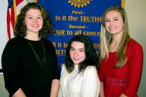 Everett Rotary honors three Students of the Month