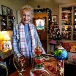 Mary Elmore has owned Christmas Gifts on Broadway in Everett for 40 years. (Dan Bates / The Herald)
