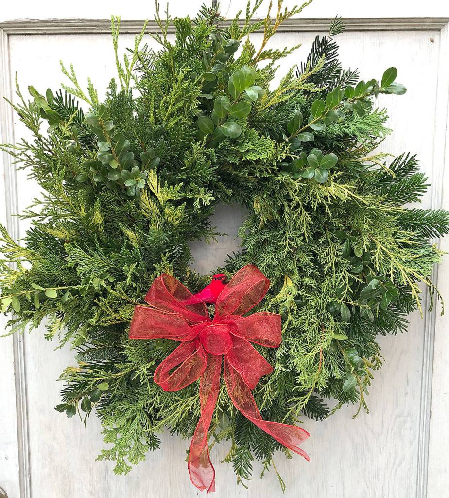 Textured wreath (Nicole Phillips)