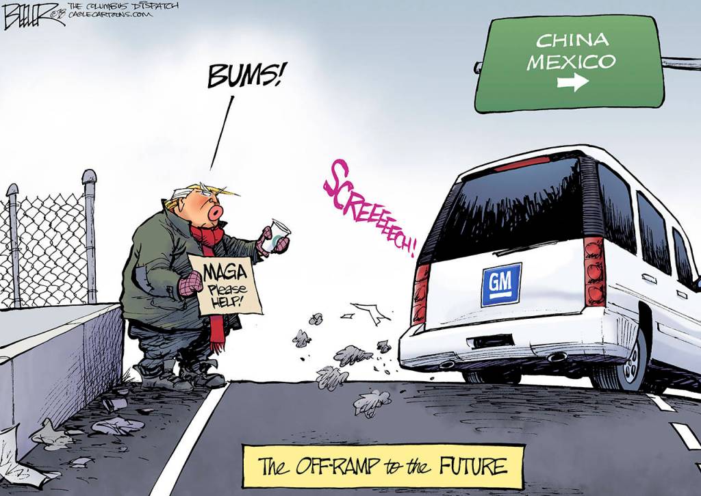 Editorial cartoons for Saturday, Dec. 1