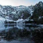 A panoramic view of Heather Lake on Wednesday, Dec. 5, 2018 in Granite Falls, Wa. (Olivia Vanni / The Herald)