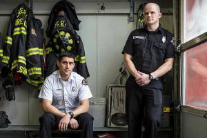 When doing the job makes you a hero: 2 firefighters honored