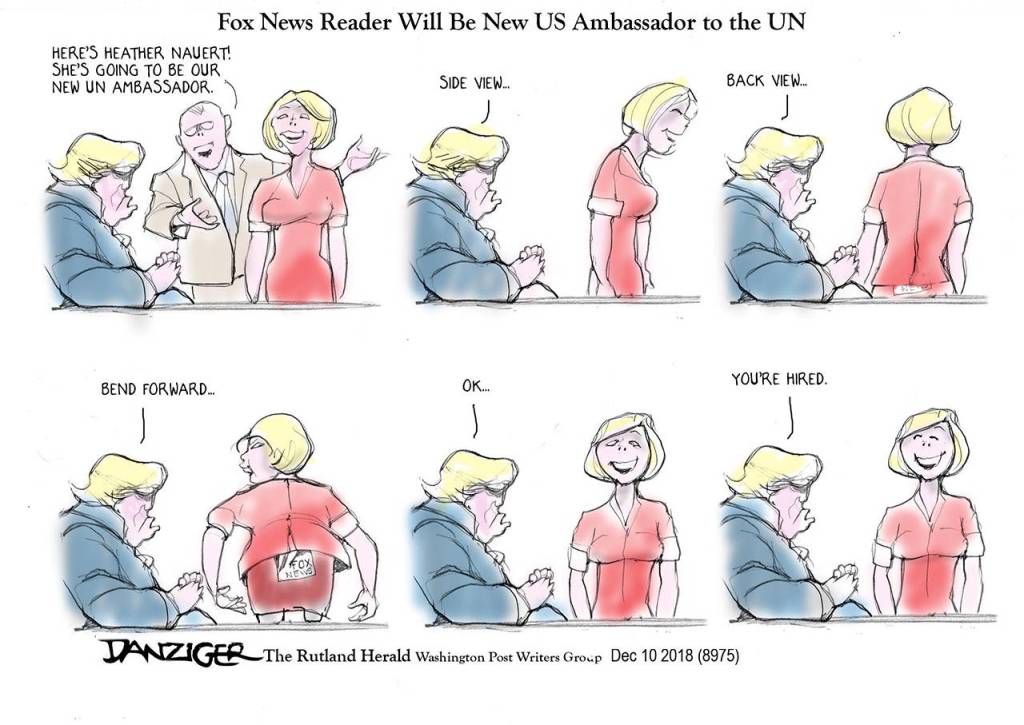 Editorial cartoons for Wednesday, Dec. 12