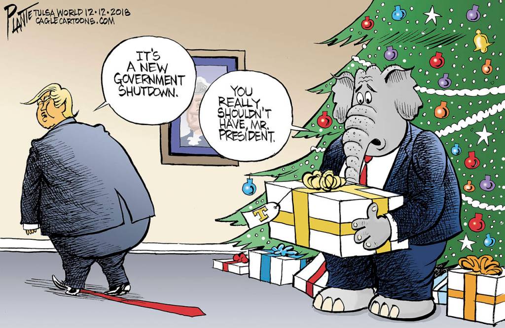Editorial cartoons for Saturday, Dec. 15