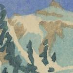 Vintage Christmas Cards by Northwest Artists, with works from the 1900s to the 90s will also be on display at the Cascadia Art Museum through Jan. 6. Shown is Corwin Chases Mount Shuksan from 1928.