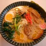 The Tonkotsu bowl is a signature dish at Ultra House in Langley. Its made pork bone broth and topped with pork slices, bean sprouts, shiitake mushrooms and a black garlic oil. (Emily Gilbert / Whidbey News-Times)