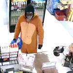 A video of a man in costume robbing the Trafton General Store in Arlington on Dec. 14. (Snohomish County Sheriffs Office)