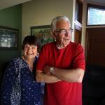 Charlene and Dale Reiner talk about the days when, as friends since childhood, he went off to the military, and she went off to collegethen, what happened several years later when coincidence brought them both home to Monroe on the same day. (Dan Bates / The Herald)