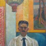See the self portrait In my Atelier painted in 1919 by Lance Wood Hart (1891-1941) in Cascadias new exhibit.